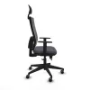 Office Chair with Headrest Piqueras y Crespo 1D066G1 Dark grey