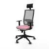 Office Chair with Headrest Piqueras y Crespo 1D066G1 Pink