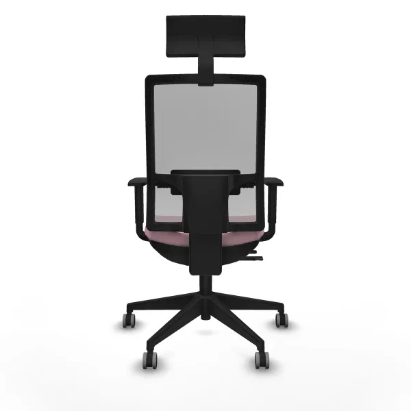 Office Chair with Headrest Piqueras y Crespo 1D066G1 Pink