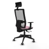 Office Chair with Headrest Piqueras y Crespo 1D066G1 Pink