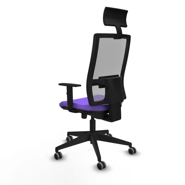 Office Chair with Headrest Piqueras y Crespo 1D066G1 Lilac