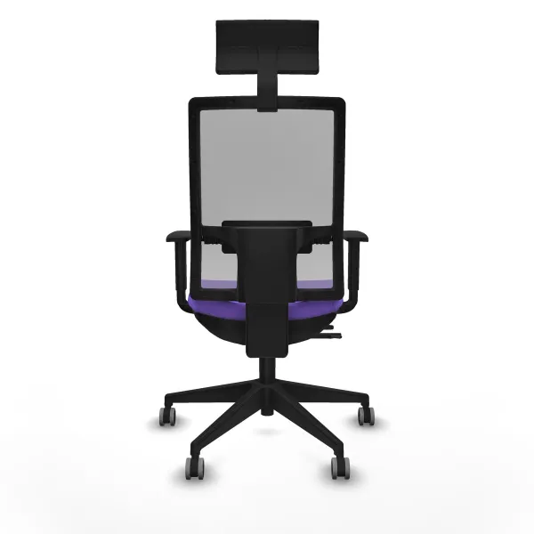 Office Chair with Headrest Piqueras y Crespo 1D066G1 Lilac