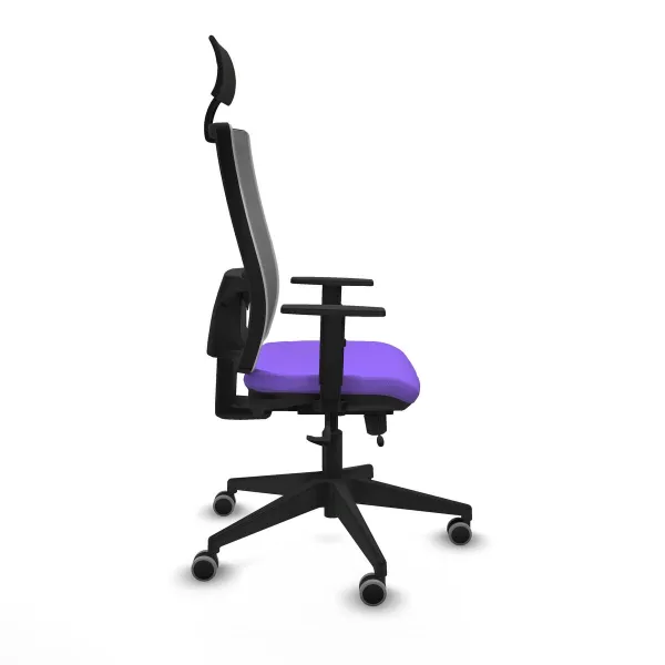 Office Chair with Headrest Piqueras y Crespo 1D066G1 Lilac