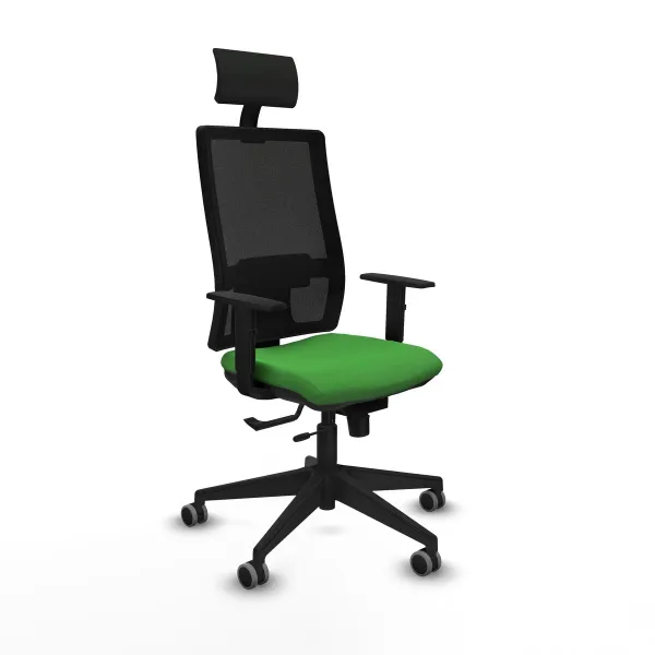 Office Chair with Headrest Piqueras y Crespo 1D066G1 Green