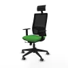 Office Chair with Headrest Piqueras y Crespo 1D066G1 Green