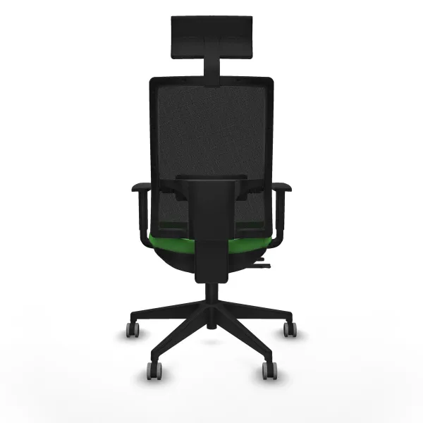 Office Chair with Headrest Piqueras y Crespo 1D066G1 Green