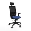 Office Chair with Headrest Piqueras y Crespo 1D066G1 Navy Blue