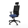 Office Chair with Headrest Piqueras y Crespo 1D066G1 Navy Blue