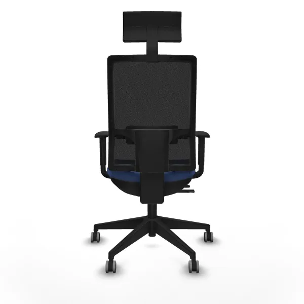 Office Chair with Headrest Piqueras y Crespo 1D066G1 Navy Blue