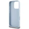 Guess Grained Big 4G Logo Small Classic Logo - Case for iPhone 16 Pro (blue)