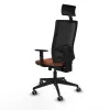 Office Chair with Headrest Piqueras y Crespo 1D066G1 Brown
