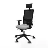 Office Chair with Headrest Piqueras y Crespo 1D066G1 Light grey