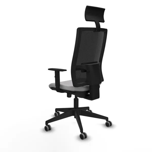 Office Chair with Headrest Piqueras y Crespo 1D066G1 Light grey