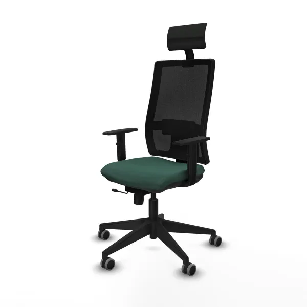 Office Chair with Headrest Piqueras y Crespo 1D066G1 Green