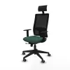 Office Chair with Headrest Piqueras y Crespo 1D066G1 Green