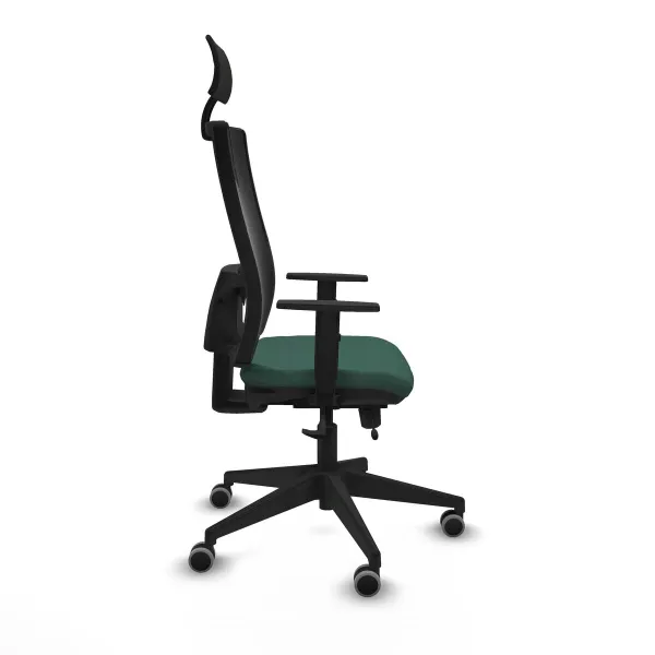 Office Chair with Headrest Piqueras y Crespo 1D066G1 Green