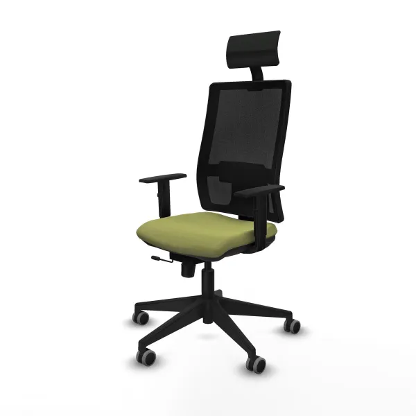 Office Chair with Headrest Piqueras y Crespo 1D066G1 Green
