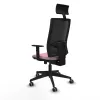 Office Chair with Headrest Piqueras y Crespo 1D066G1 Pink