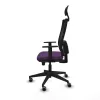 Office Chair with Headrest Piqueras y Crespo 1D066G1 Purple