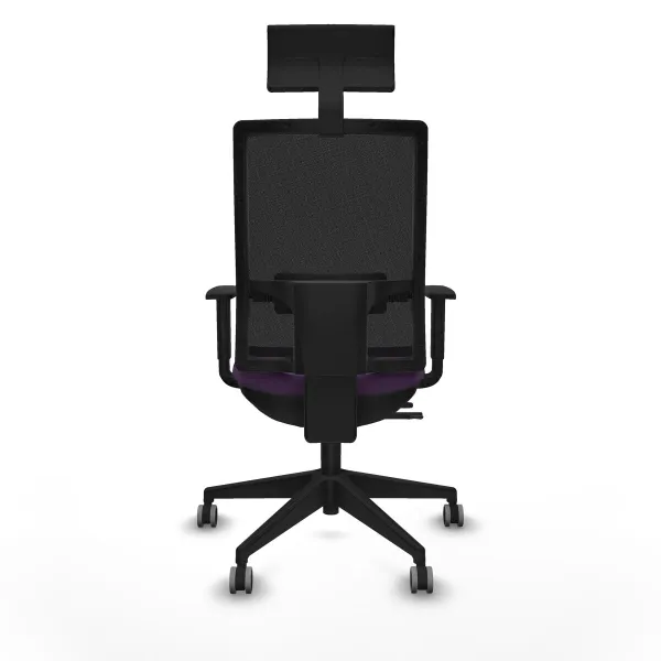 Office Chair with Headrest Piqueras y Crespo 1D066G1 Purple