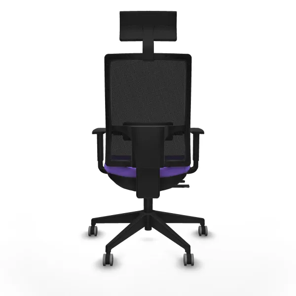 Office Chair with Headrest Piqueras y Crespo 1D066G1 Lilac