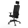 Office Chair with Headrest Piqueras y Crespo 1D066G1 Black