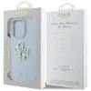 Guess Grained Big 4G Logo Small Classic Logo - Case for iPhone 16 Pro Max (blue)