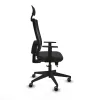 Office Chair with Headrest Piqueras y Crespo 1D066G1 Black
