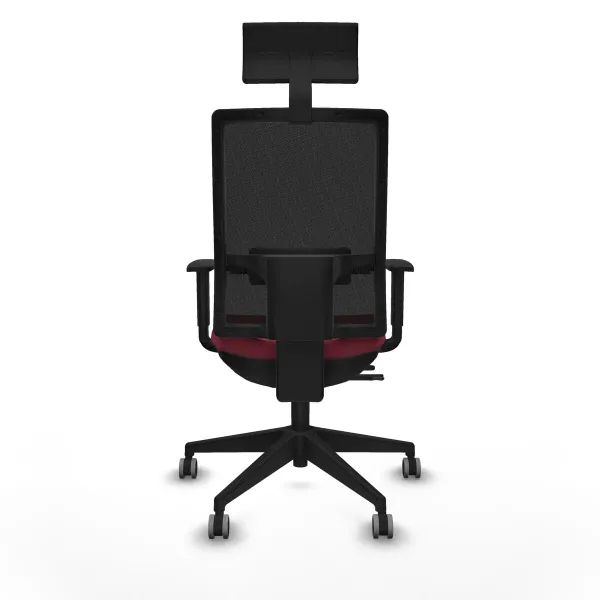 Office Chair with Headrest Piqueras y Crespo 1D066G1 Maroon