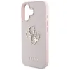 Guess Grained Big 4G Logo Small Classic Logo - Case for iPhone 16 (pink)