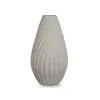 Vase Stripes Grey Ceramic 26 x 49 x 26 cm