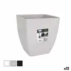 Planter Dem Espaso Squared 19 x 19 x 21 cm (12 Units)