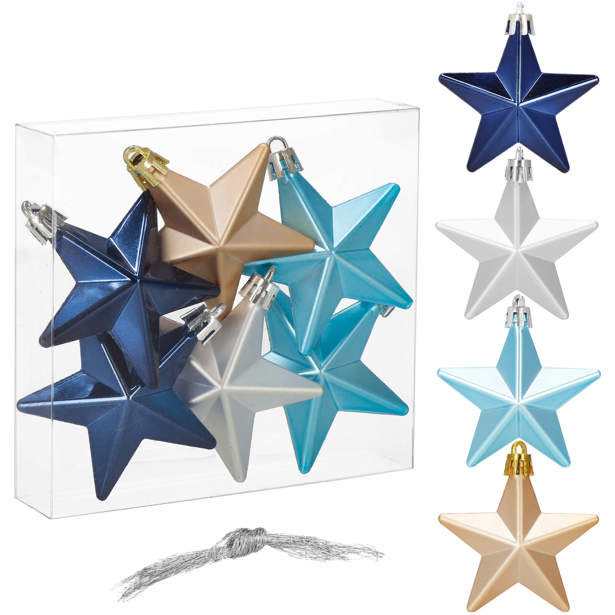 Christmas decorations Springos CA1153 6 pcs. stars | Buy online — Megaluks
