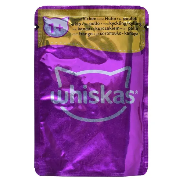 Cat food Whiskas Classic Meals Chicken Veal Lamb Birds 12 x 85 g