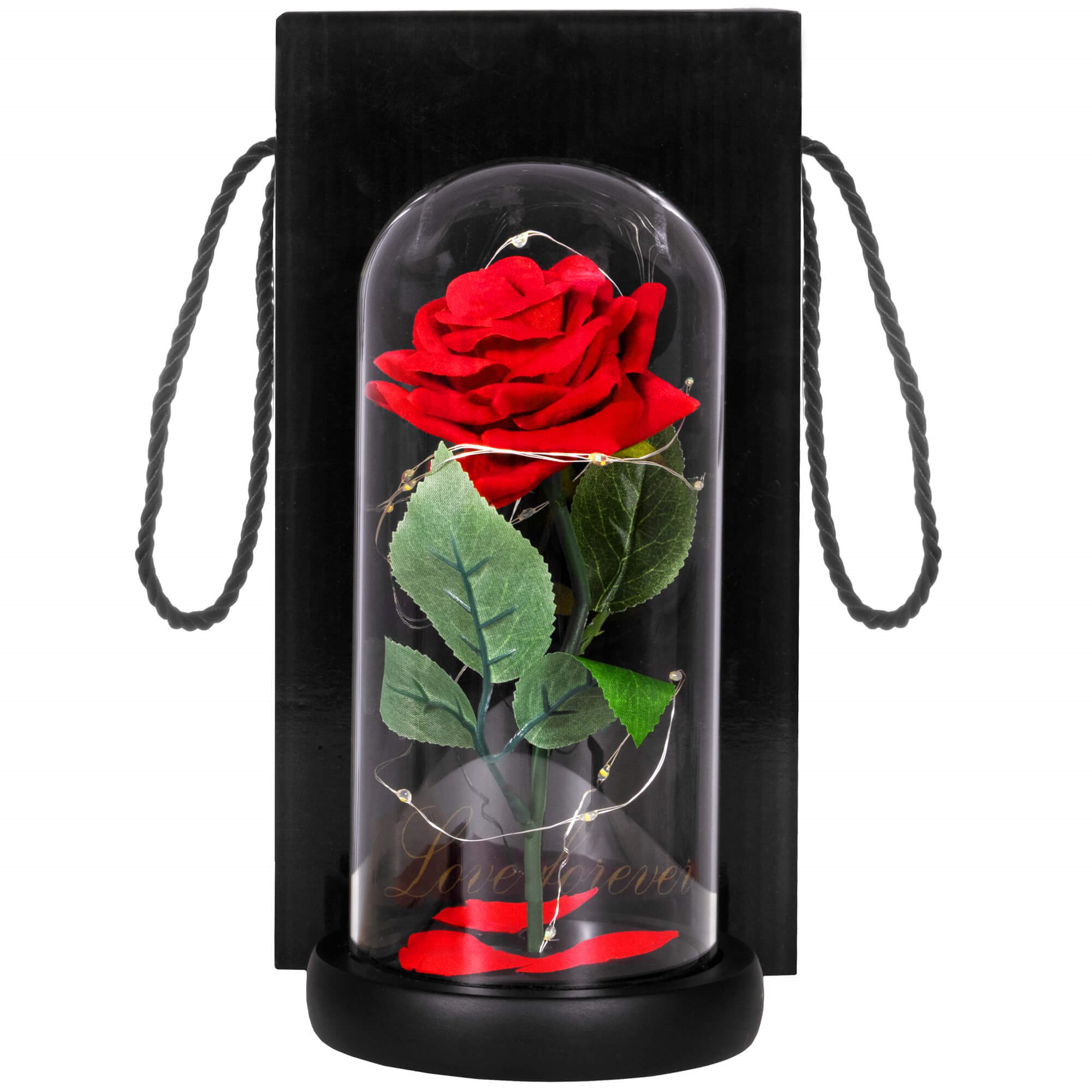 HA5156 ETERNAL ROSE IN GLASS