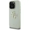 Guess Grained Big 4G Logo Small Classic Logo - Case for iPhone 16 Pro (green)