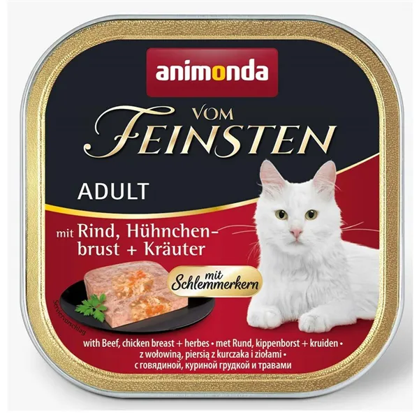 Cat food Animonda Vom Feinsten Chicken Veal 100 g 100 L