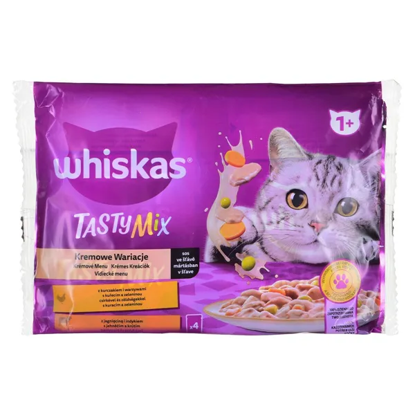 Cat food Whiskas Tasty Mix Chicken Turkey Lamb Vegetable