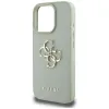 Guess Grained Big 4G Logo Small Classic Logo - Case for iPhone 16 Pro (green)