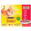 Cat food Purina Friskies Mix Chicken Veal Lamb Duck 12 x 85 g