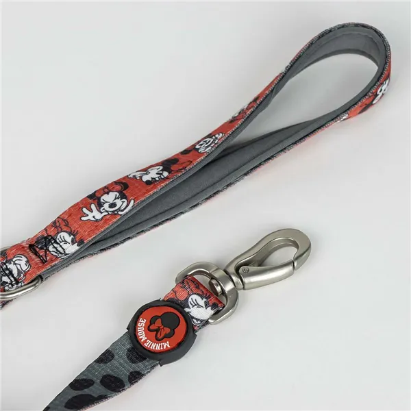 Dog Lead Minnie Mouse Red M