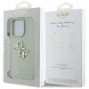 Guess Grained Big 4G Logo Small Classic Logo - Case for iPhone 16 Pro (green)
