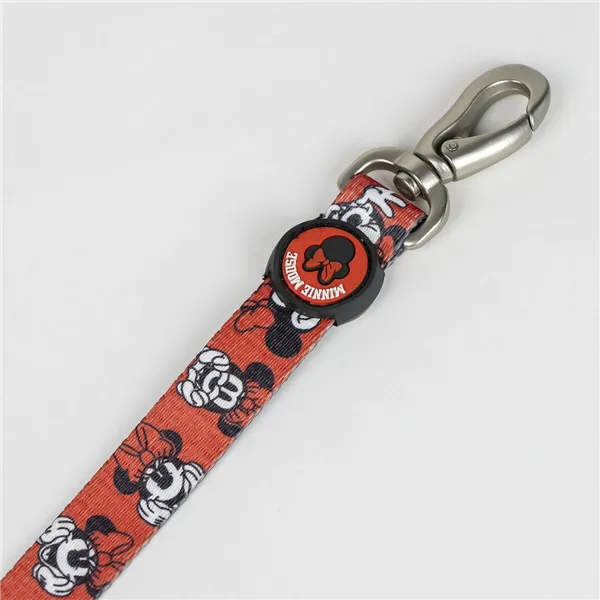 Dog Lead Minnie Mouse Red M