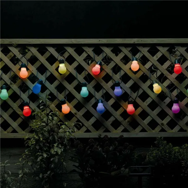 Wreath of LED Lights Garland Solar