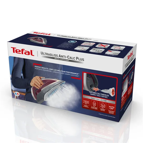 Steam Iron Tefal Ultragliss Anti-Calc Plus FV6840E0 2800 W