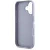 Guess Hot Stamp 4G Pattern Triangle Metal Logo - Case for iPhone 16 (purple)