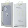 Guess Hot Stamp 4G Pattern Triangle Metal Logo - Case for iPhone 16 (purple)