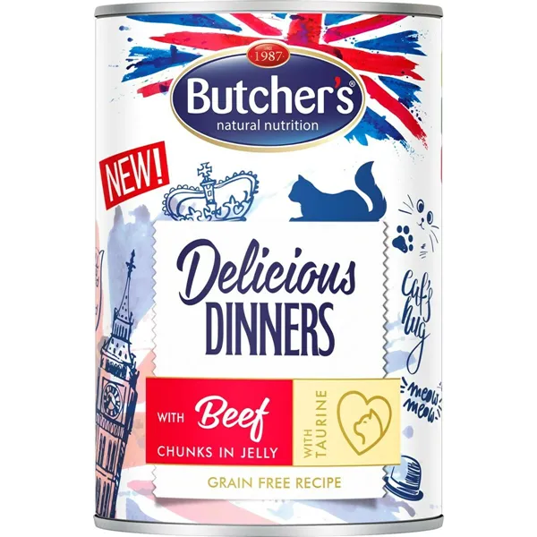 Cat food Butcher's Delicious Dinners Chicken Veal 400 g