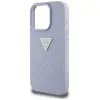 Guess Hot Stamp 4G Pattern Triangle Metal Logo - Case for iPhone 16 Pro (purple)