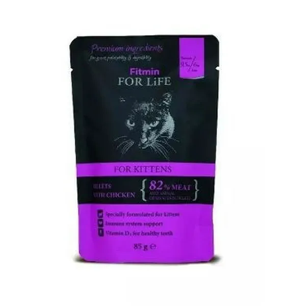 Cat food Fitmin Chicken 85 g